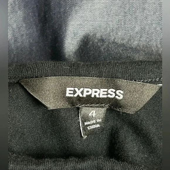 Express Mini Baby doll Y2K 90’s Style Dress Womens Size 4 Chambray Skirt - Picture 10 of 11